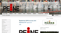 Desktop Screenshot of peiner-triathlon.de