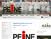 Tablet Screenshot of peiner-triathlon.de